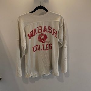 Wabash college football long sleeve shirt